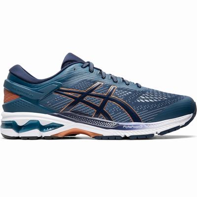 Asics Gel-Kayano 26 (4E) - Miesten Juoksukengät - Laivastonsininen